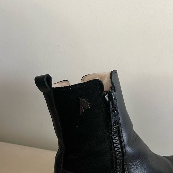 $500 Pajar 'Faye' Heritage Shearling Lined Leather Winter Boots SIze 39 U.S. 8 - Picture 5 of 8